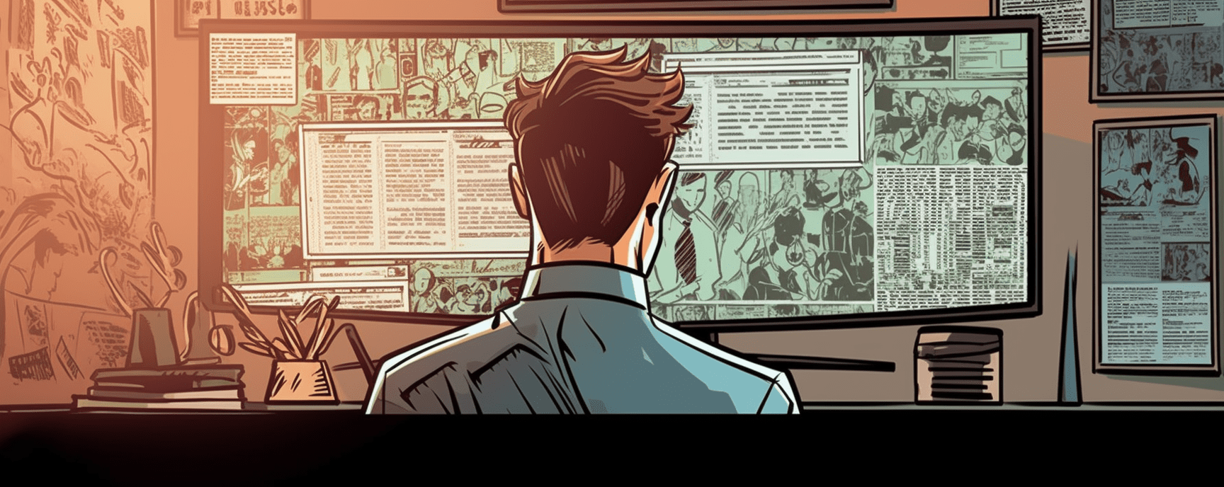 Блог для бизнеса - Человек читает 