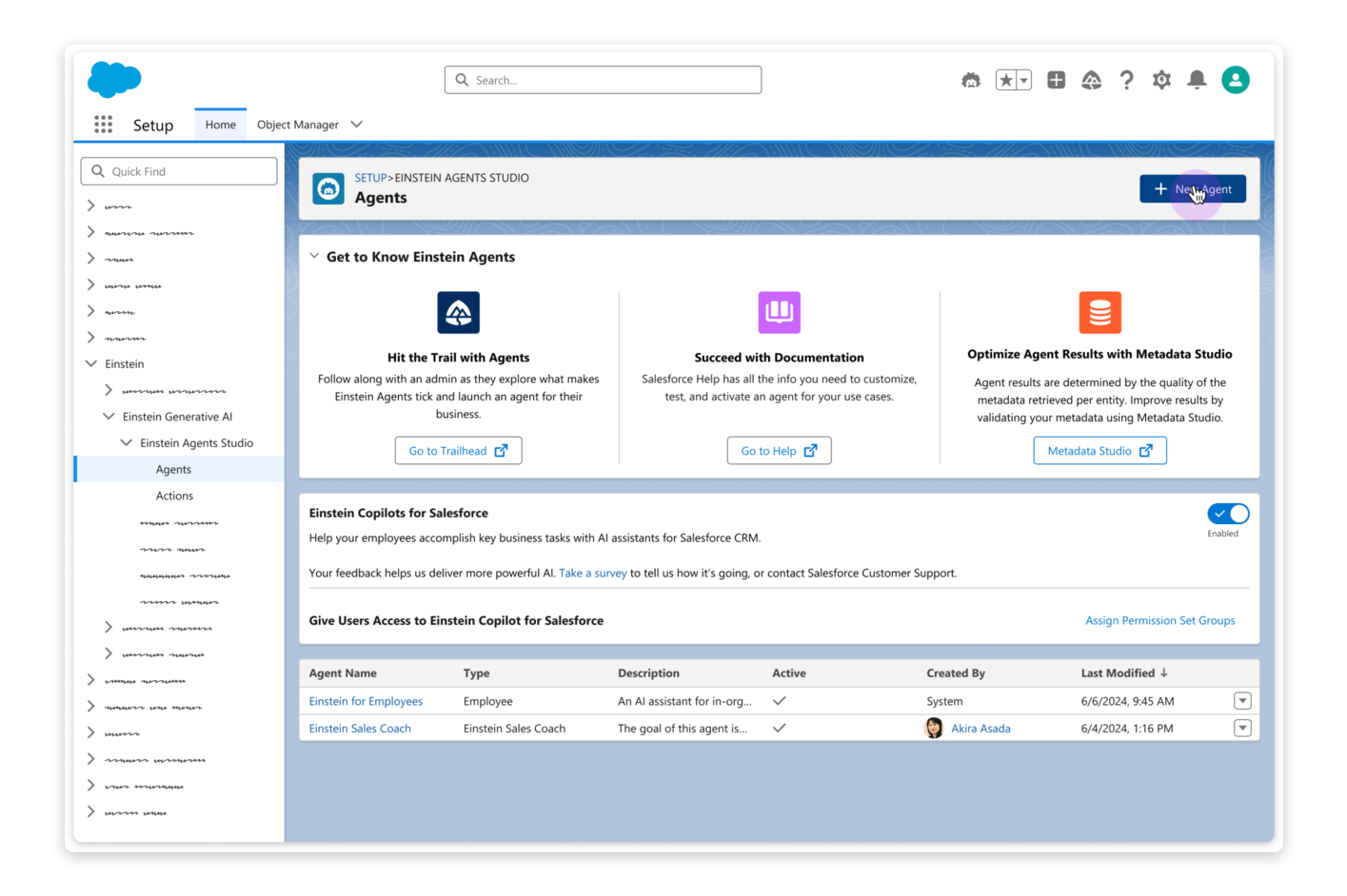 Создание ИИ-агента внутри CRM Salesforce для автоматизации работы с клиентами